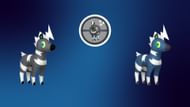 Regular and shiny Blitzle (Image via TPC)